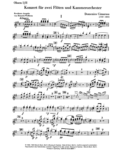 Concerto in G major — 契马罗萨