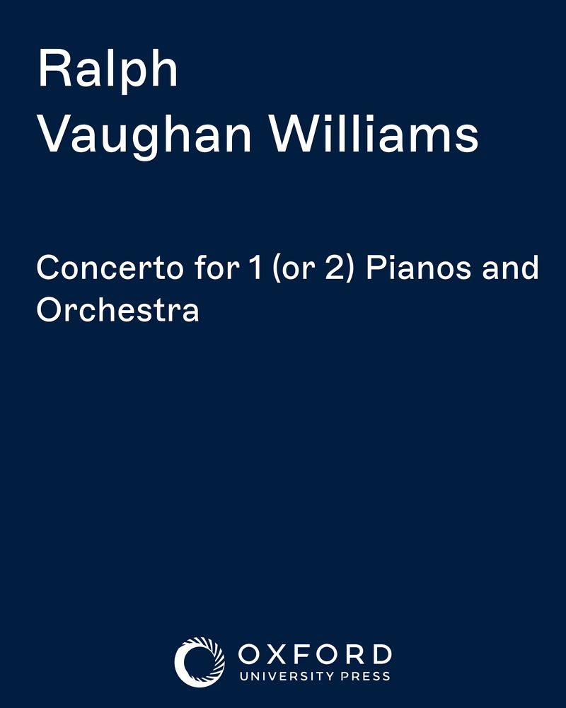 Concerto for 1 (or 2) Pianos and Orchestra — Ralph Vaughan Williams