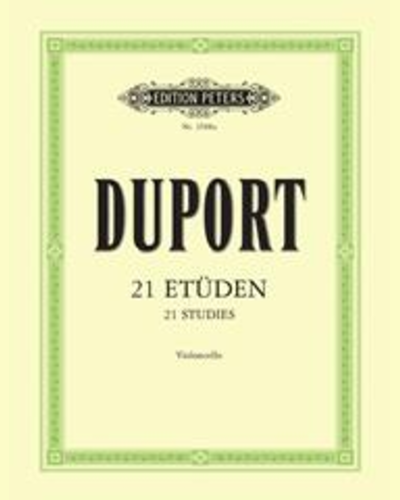 21 Studies for Cello — Various