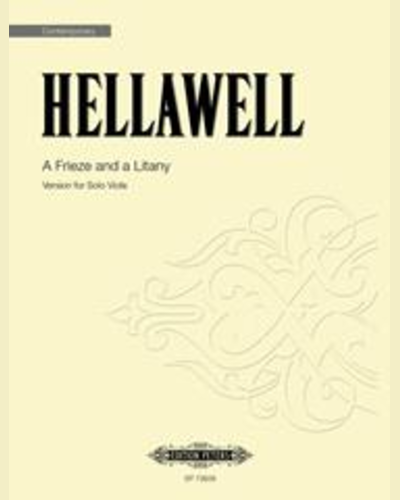A Frieze and a Litany (Version for Solo Viola) — Piers Hellawell