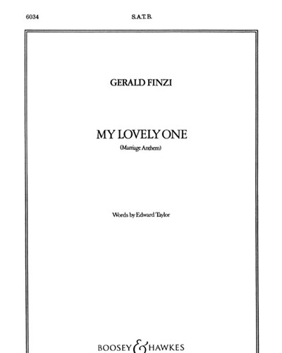 My Lovely One, op. 27/1 — Gerald Finzi