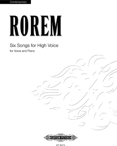 Six Songs for High Voice — 内德·罗雷姆