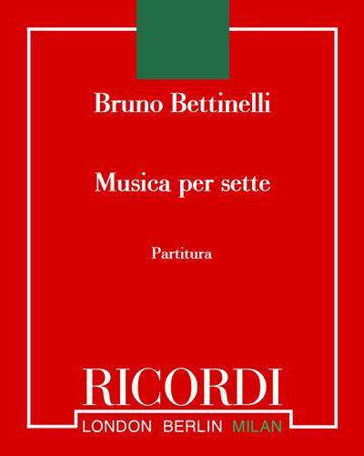 Musica per sette — Bruno Bettinelli
