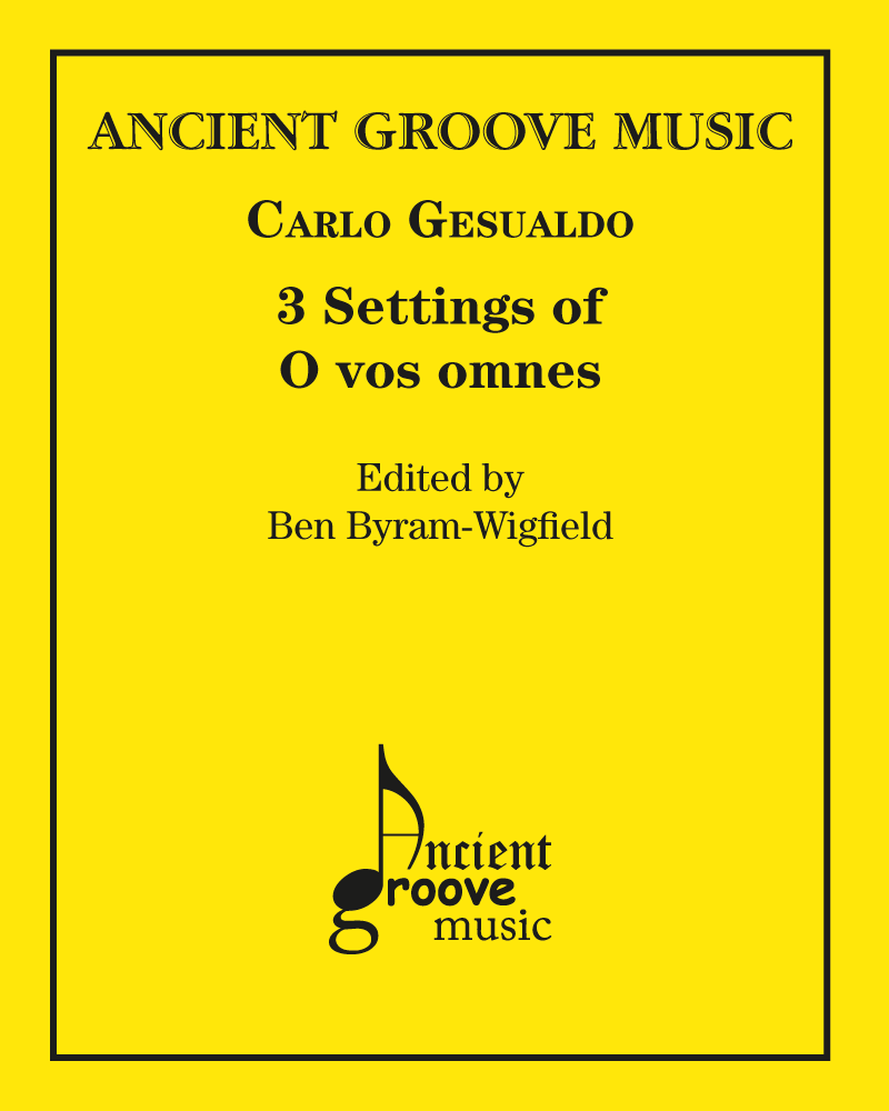 O vos omnes (3 settings), op. 9 — 杰苏阿尔多