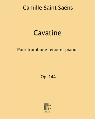 Cavatine, op. 144 — Camille Saint-Saëns