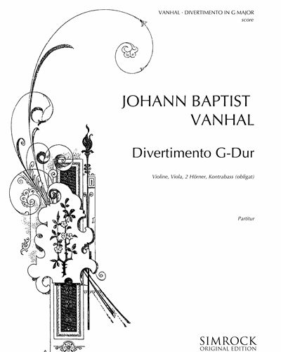 Divertimento in G major — 万哈尔