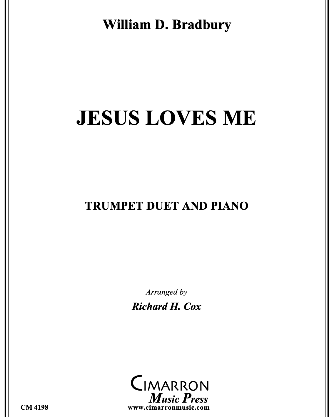 Jesus Loves Me — William Bradbury