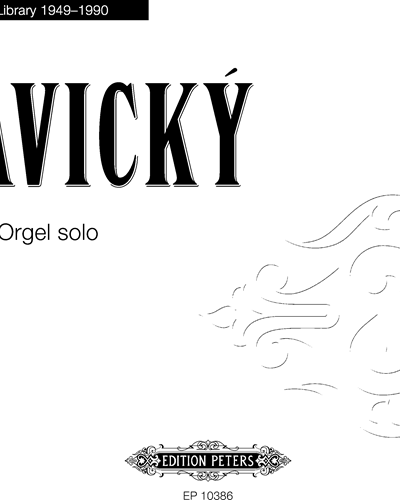 Monolith für Orgel — Milan Slavický