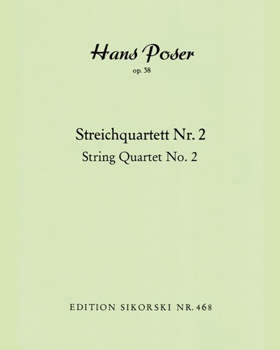 String Quartet No. 2, op. 38 — Hans Poser