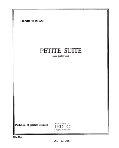 Petite Suite for Four Horns — Henri Tomasi