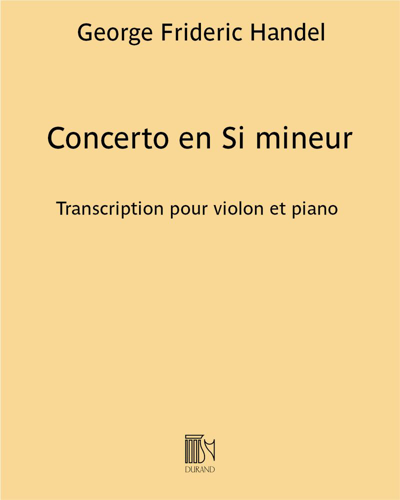Concerto in B minor — 亨德尔