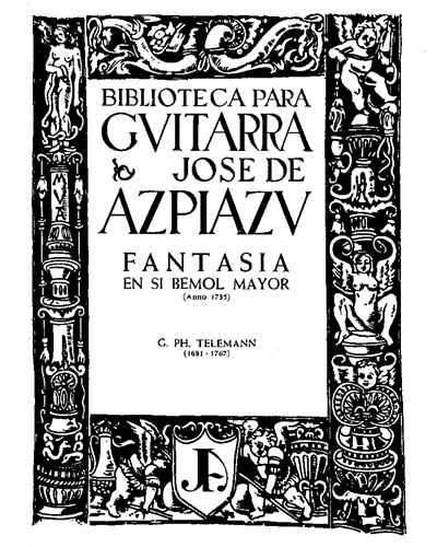 Fantasia in B-flat major — 泰勒曼