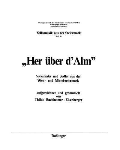 Volksmusik aus der Steiermark, Vol. 13 — 合集