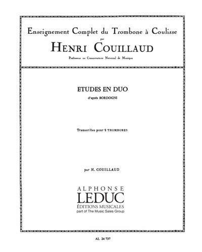 Études en duo d'après Bordogni — Henri Couillaud
