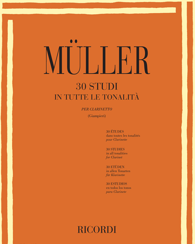 30 Studi in tutte le tonalità — Ivan Müller
