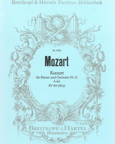 Piano Concerto No. 12 in A major, K. 414 (385p) — 莫扎特