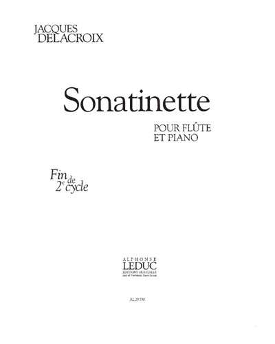 Sonatinette — Jacques Delacroix