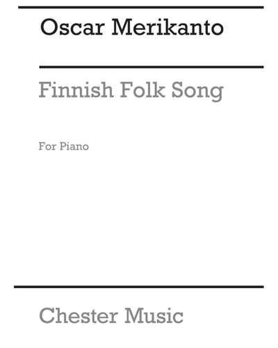 Finnish Folk Song with Variations, op. 21 — Oskar Merikanto