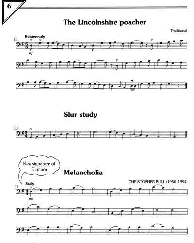 'The Lincolnshire Poacher' & 'Slur Study' & 'Melancholia' — Christopher Bull