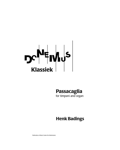 Passacaglia — Henk Badings