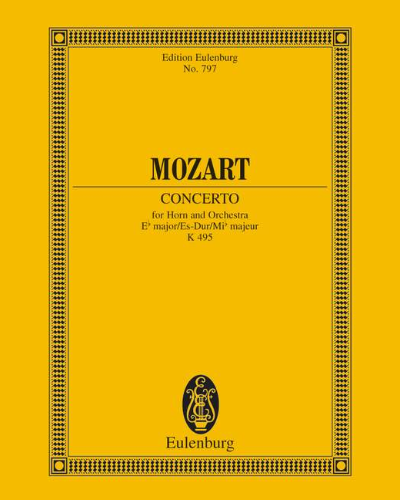 Horn Concerto No. 4 in E-flat major — Wolfgang Amadeus Mozart