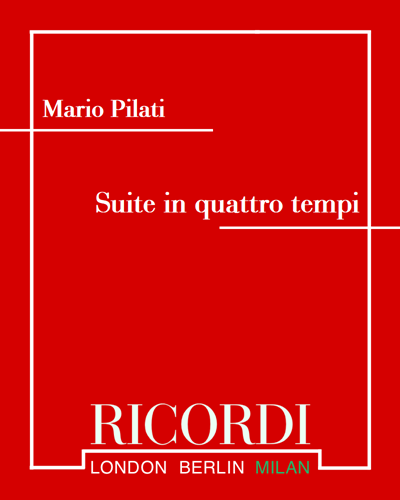 Suite in quattro tempi — Mario Pilati