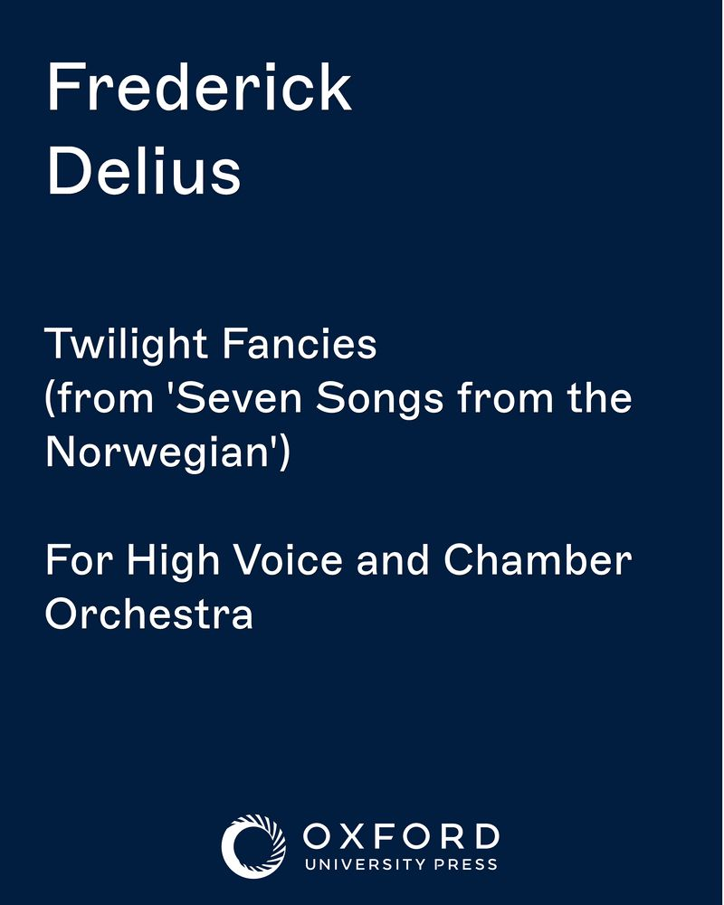 Twilight Fancies (from 'Seven Songs from the Norwegian') — 戴留斯