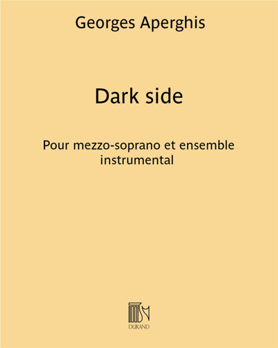 Dark side — Georges Aperghis