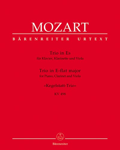 Trio in Eb major 'Kegelstatt Trio', K. 498 — 莫扎特