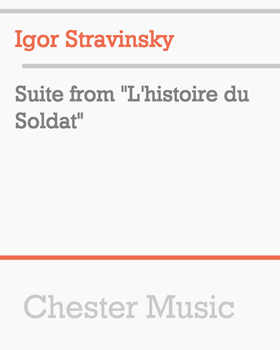 Suite from "L'histoire du Soldat" — 斯特拉文斯基