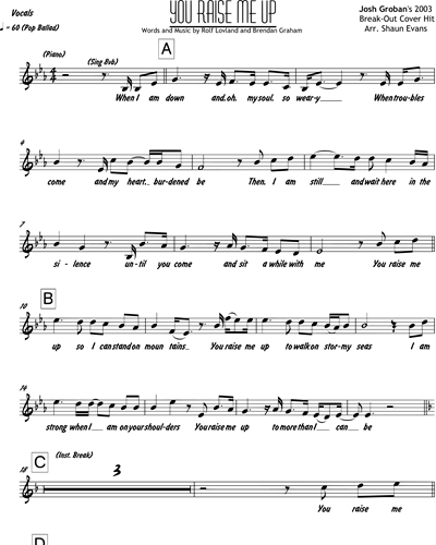 You Raise Me Up (6 Horns) — Celtic Woman