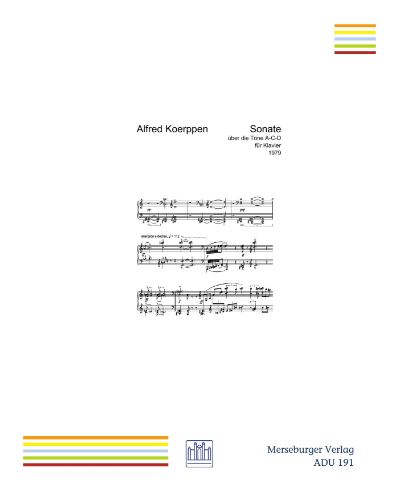 Sonata on the Notes A, C, D — Alfred Koerppen