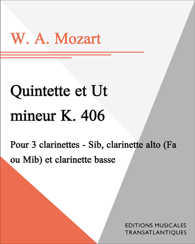 Quintet in C minor, K. 406 — 莫扎特