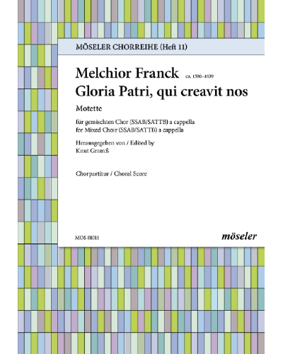 Glory be to the father who created us — Melchior Franck