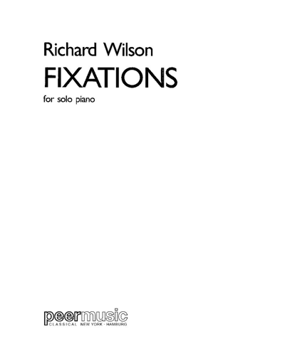 Fixations — Richard Wilson