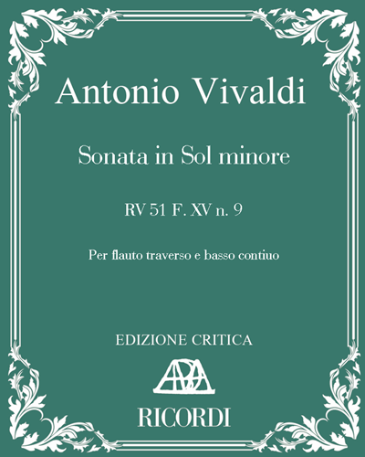 Sonata in G minor, RV 51, F. XV No. 9 — 维瓦尔第