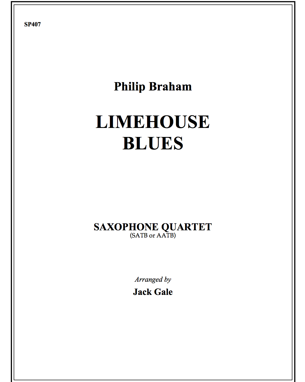 Limehouse Blues — Philip Braham