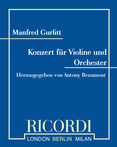 Konzert für Violine und Orchester — Manfred Gurlitt