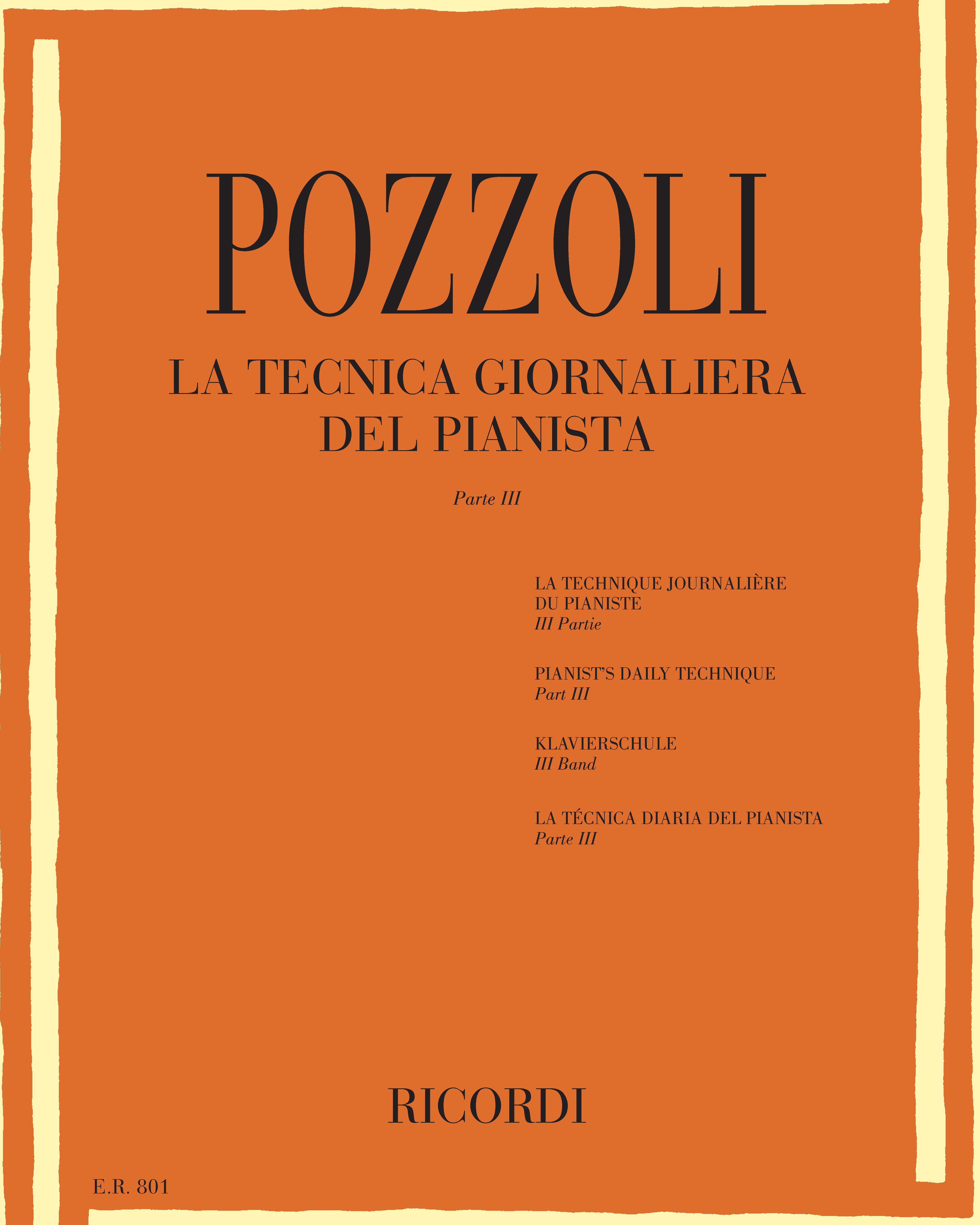 La tecnica giornaliera del pianista - Part 3 — Ettore Pozzoli