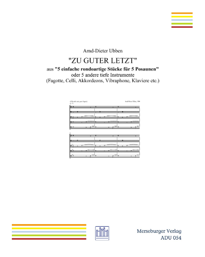 Zu guter Letzt (from '5 einfache rondoartige Stücke') — Arnd-Dieter Ubben