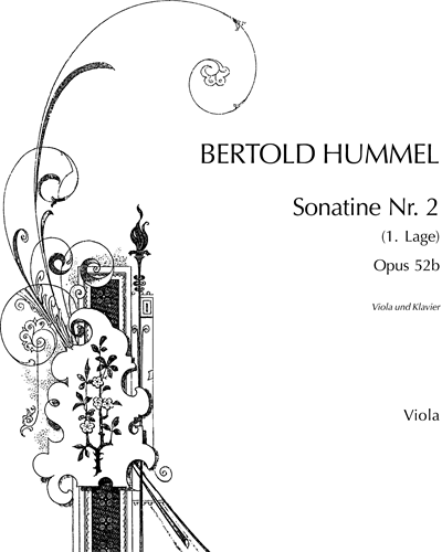 Sonatina No. 2, op. 52b — Bertold Hummel