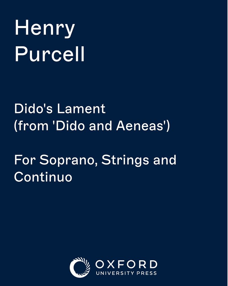 Dido's Lament (from 'Dido and Aeneas') — Henry Purcell