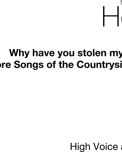 Why Have You Stolen My Delight — Michael Head