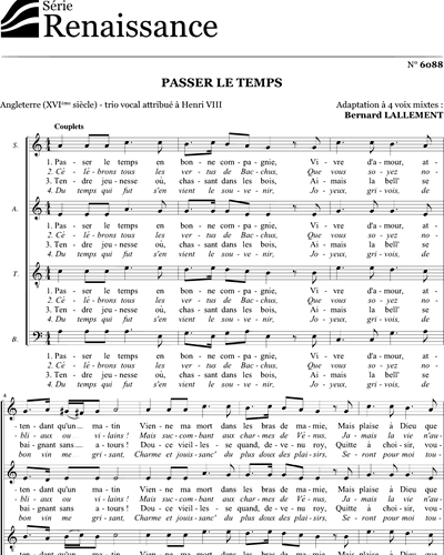 Passer le temps — Bernard Lallement