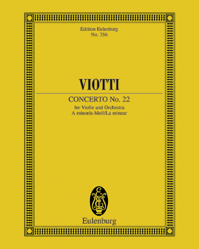 Concerto No. 22 in A minor — 维奥蒂