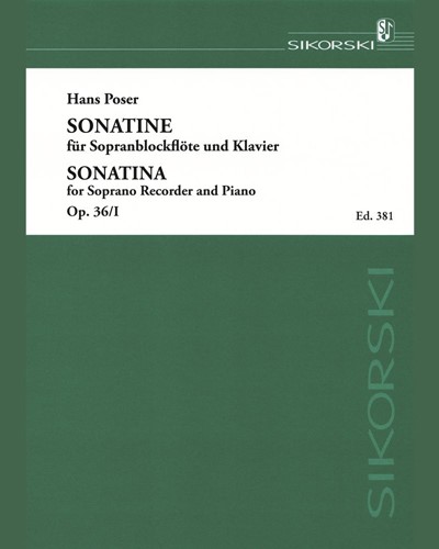Sonatina, op. 36/1 — Hans Poser