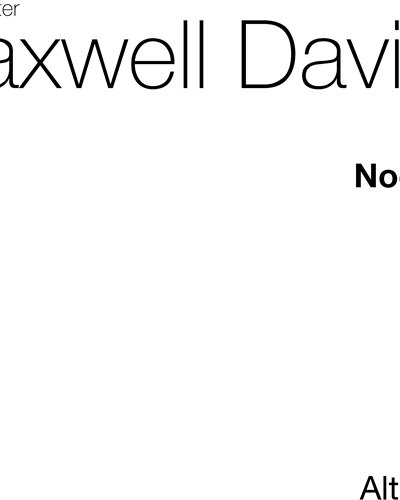 Nocturne — Peter Maxwell Davies
