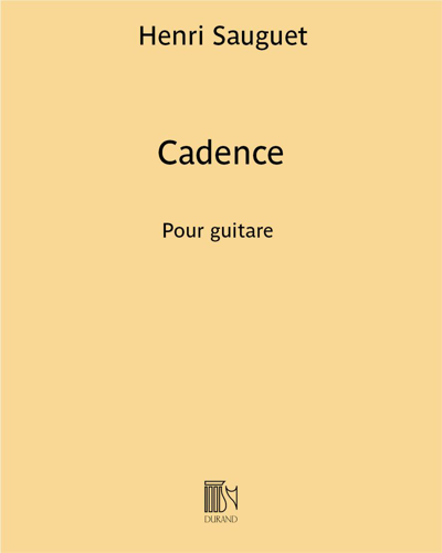 Cadence — Henri Sauguet