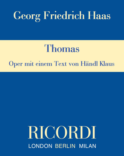 Thomas — 格奥尔格·弗里德里希·哈斯