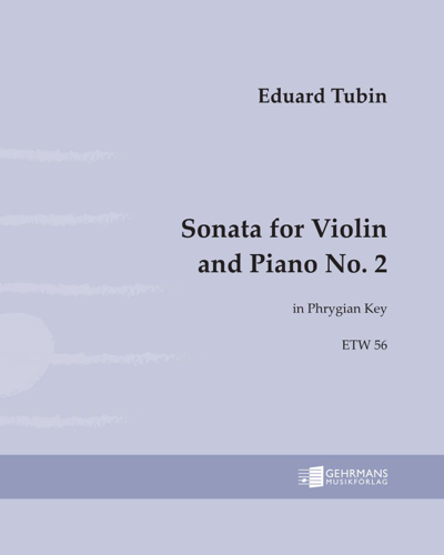 Sonata for Violin and Piano No. 2 — 爱德华·图宾